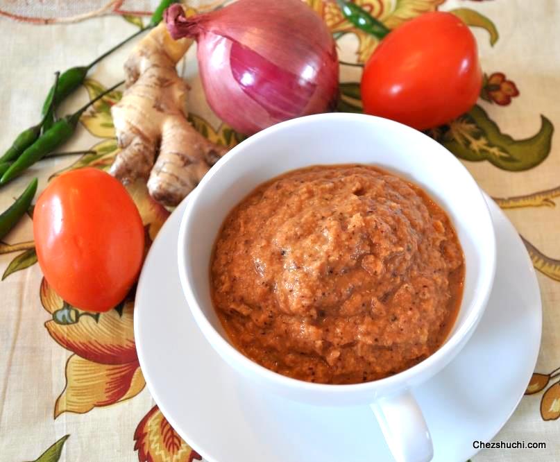 Onion Tomato chutney